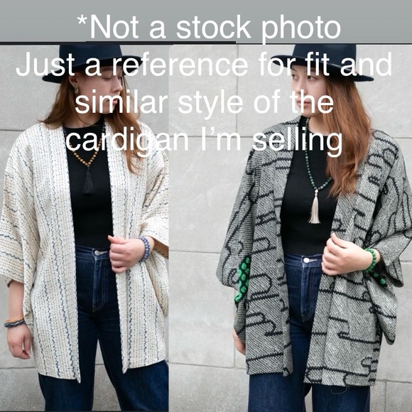 Skin White & Black Casual Cardigan - Picture 11 of 11